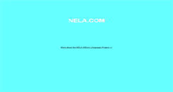 Desktop Screenshot of nela.com